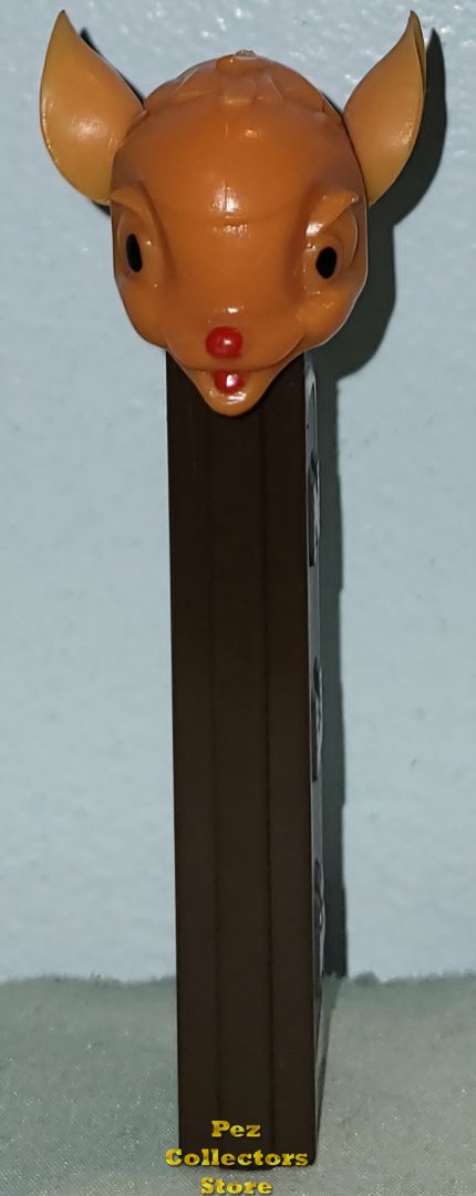 (image for) Vintage Rudolph the Red Nose Reindeer Pez with Red Tongue 3.9 Austria No Feet