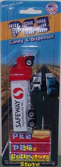 (image for) Safeway Grocery Hauler Truck Rig Promotional Pez - Click Image to Close