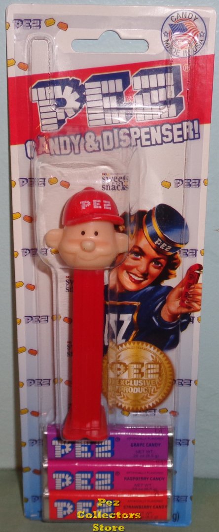 (image for) 2015 Sweets and Snacks Expo Red Pez Boy MOC - Click Image to Close