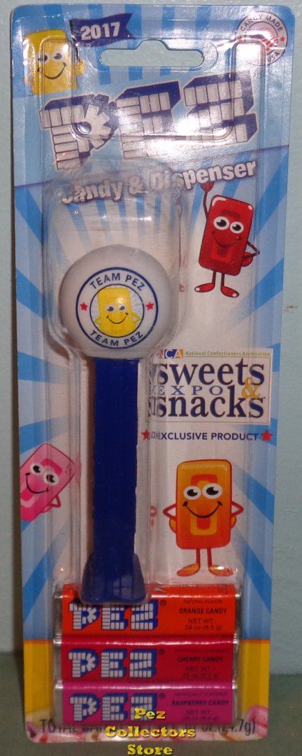 (image for) 2017 Sweets and Snacks Expo Team PEZ Ball MOC