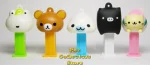 Set 033 San-X Mini Pez Dispenser set of 5 with Black Pig (image for) Set 033 San-X Mini Pez Dispenser set of 5 with Black Pig