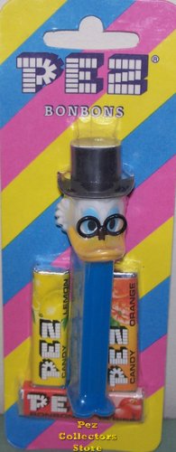 (image for) European Disney Ducktales Scrooge McDuck Pez Euro Striped Card