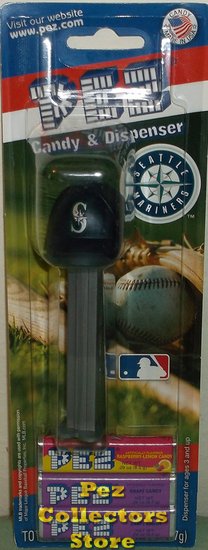 (image for) Seattle Mariners MLB Baseball Cap Pez MOC - Click Image to Close