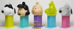 (image for) Set 048 Peanuts 2 Snoopy 40th Anniv. Mini Pez Dispenser set of 5