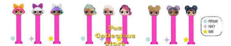 Modal Additional Images for Set of 3 Different LOL Surprise Mystery Dolls Pez Pink Polybag