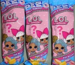 (image for) Set of 3 Different LOL Surprise Mystery Dolls Pez Pink Polybag