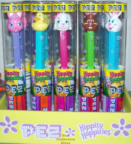 (image for) Set of 5 Easter Hippity Hoppity Pez in Tubes