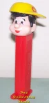 Shell Gas Pez Pal Boy with Black Hair Loose