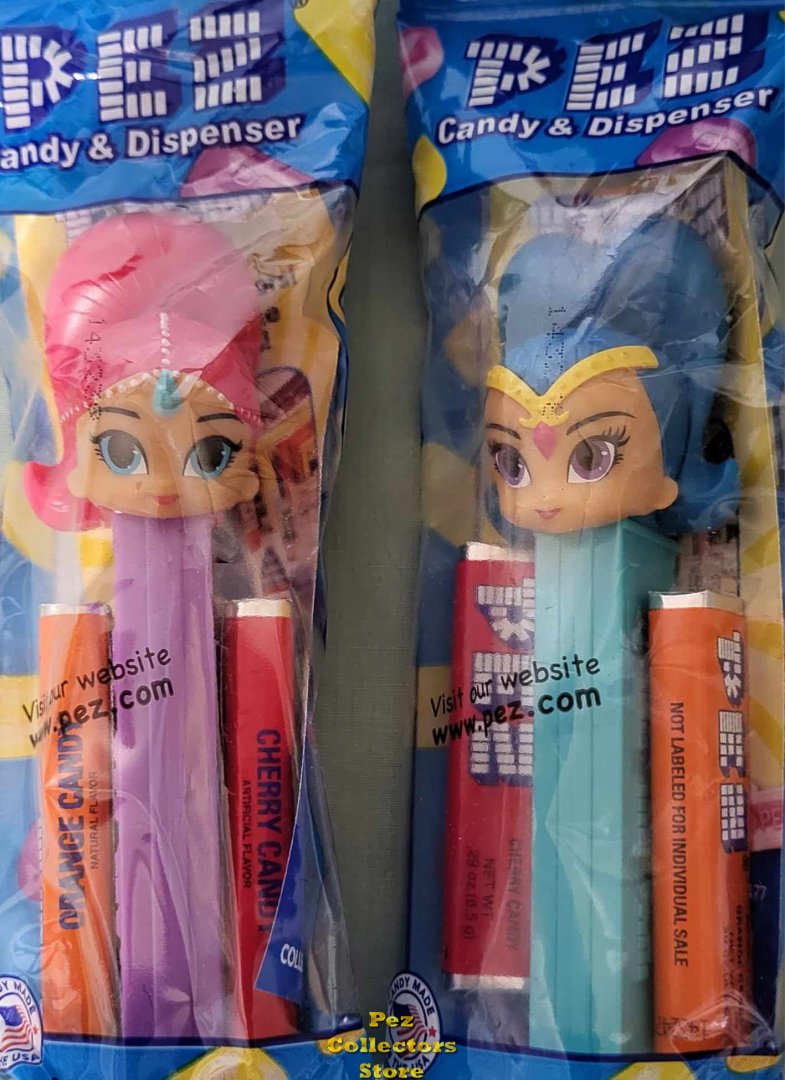(image for) Shimmer and Shine Pez MIB - Click Image to Close