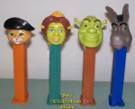 (image for) Shrek the Third Set of 4 Pez Loose - Dreamworks