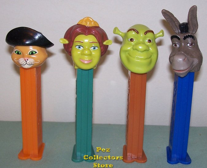 (image for) Shrek the Third Set of 4 Pez Loose - Dreamworks - Click Image to Close