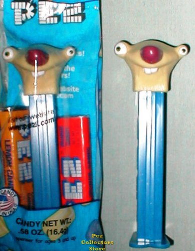 (image for) Sid the Sloth from Ice Age 2 No Eyelid Pez MIB