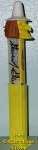 (image for) Steve Glew Pez Outlaw Signed Misfit Witch Pez Yellow Face White Hat on Yellow Stem Loose