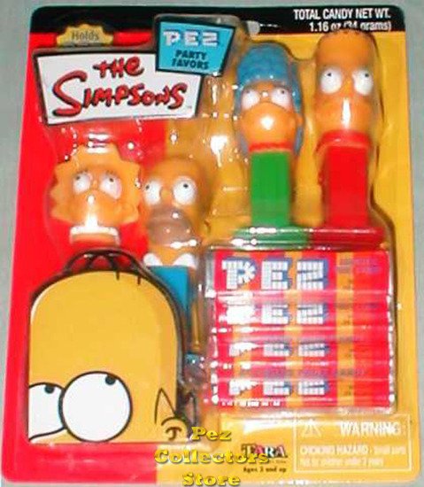 (image for) Simpsons Pez Party Favors - Mini Pez MOC!