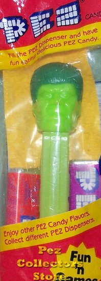(image for) Small Head Incredible Hulk Pez early 1990s MIB