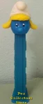Smurfette Pez with Molded Eyelashes and Tongue Painted Eyes (image for) Smurfette Pez with Molded Eyelashes and Tongue Painted Eyes