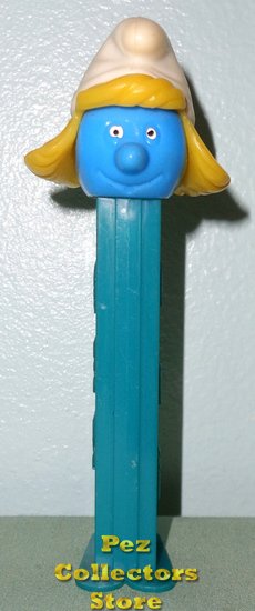 (image for) Old Smurfette Pez Painted Eyes and Molded Tongue 3.9 TF