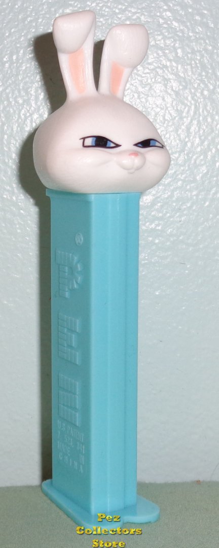 (image for) Snowball the White Rabbit Pez from Secret Life of Pets Loose - Click Image to Close