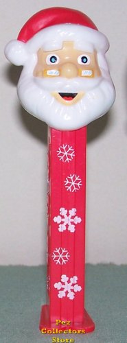 (image for) 2007 Snowflake Stem Christmas Santa Pez Loose