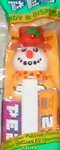 (image for) Snowman 2002 Brown Hat Christmas Pez MIB