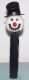 (image for) Snowman A Pez NF 3.9 Yugoslavia Tall Bent Hat Removable Hat Teeth Eyes and Nose