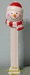 (image for) 2019 Beanie Cap Snowman with Red and White Scarf Pez Loose Save on Shipping