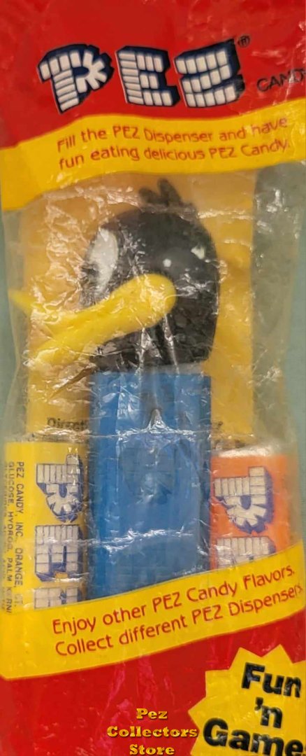 (image for) Solid Beak Daffy Pez on 3.9 China Double Down Stem MIB