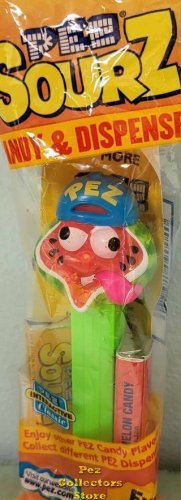 (image for) Sourz Watermelon Pez No Copyright Variation MIB