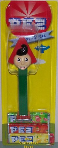 (image for) Sparefroh B European Promotional Pez on 3 KCAL card