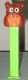 (image for) Spike Pez with Tan Face on Neon Green Stem