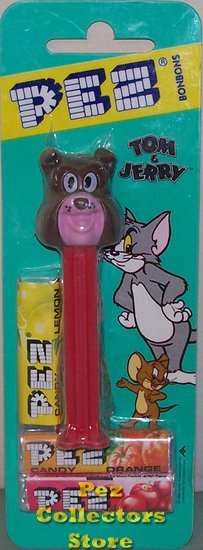(image for) Spike Pez Decal Eyes Mint on Tom and Jerry Card