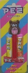 Spike Pez Decal Eyes Mint on Striped Card