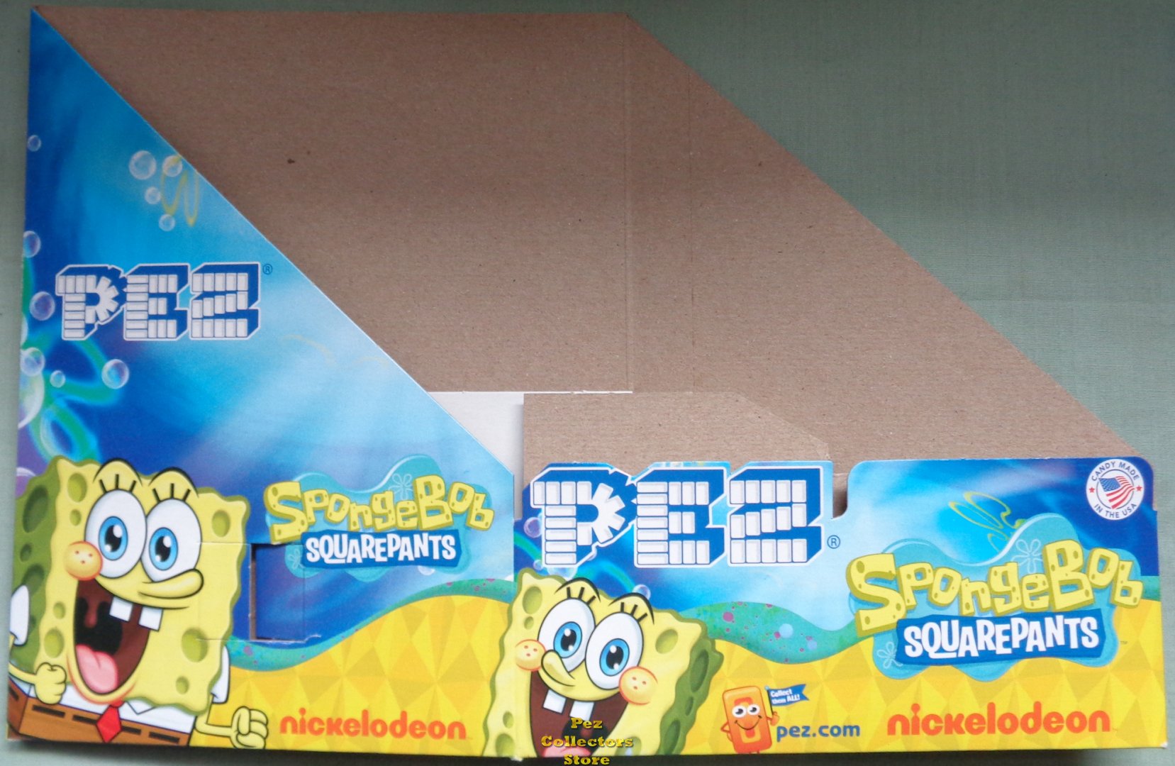 (image for) 2020 SpongeBob Pez Counter Display 12 count Box - Click Image to Close