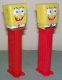 (image for) SpongeBob Pez Euro Half Dressed on Red Stem