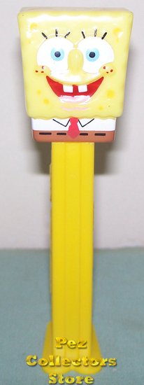 (image for) SpongeBob Pez on Yellow Stem Loose - Click Image to Close
