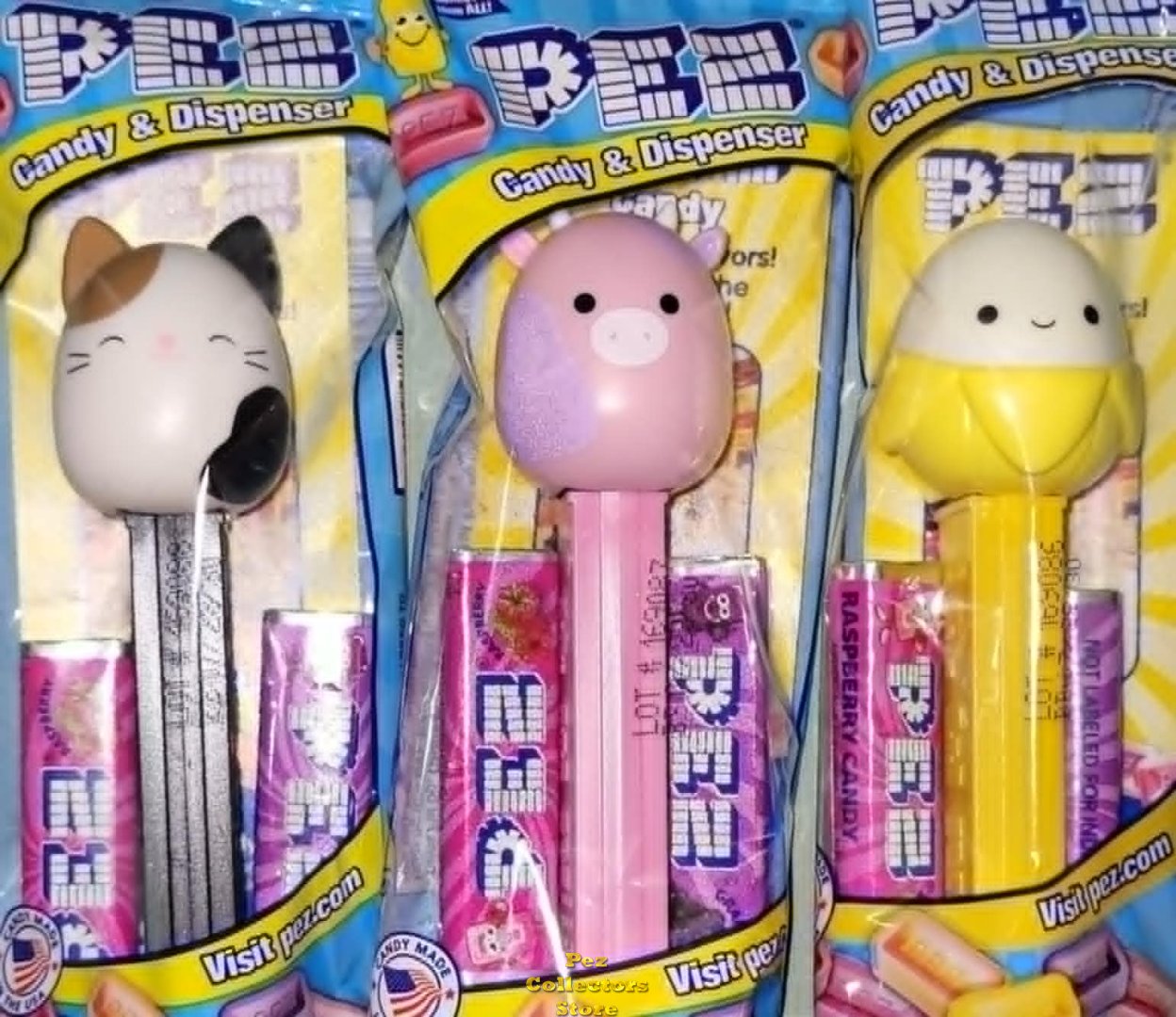 (image for) Squishmallows Pez Set Cam, Patty and Junie MIB