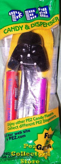 (image for) Darth Vader Star Wars Series I Pez 1997 MIB - Click Image to Close