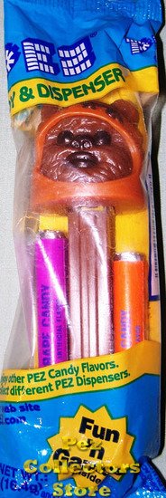 (image for) Ewok Star Wars Series II Pez 1999 MIB - Click Image to Close