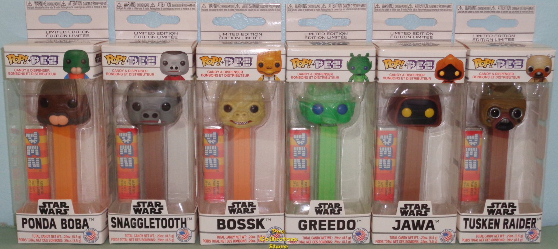 (image for) Star Wars Set of 6 Series 1, 2, and 3 Funko POP!+PEZ Bundle - Click Image to Close