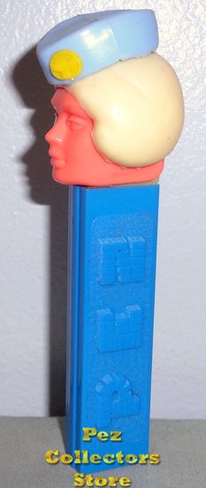 Stewardess Pez Light Blue Hat on 2.6 Austria NF stem