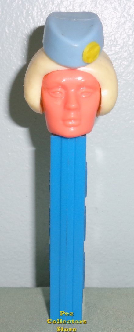 Stewardess Pez Light Blue Hat on 2.6 Austria NF stem