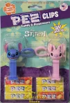 (image for) Stitch and Angel Mini Pez Backpack Clips Mint on Card