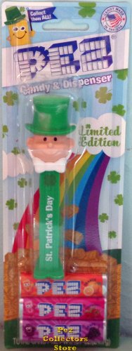 (image for) St. Patrick's Day Pez Pal Boy Exclusive Limited Edition Pez MOC