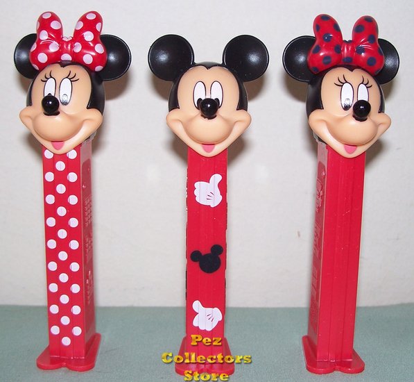 (image for) European Stylish Mickey and Mad about Minnie Pez Set of 3