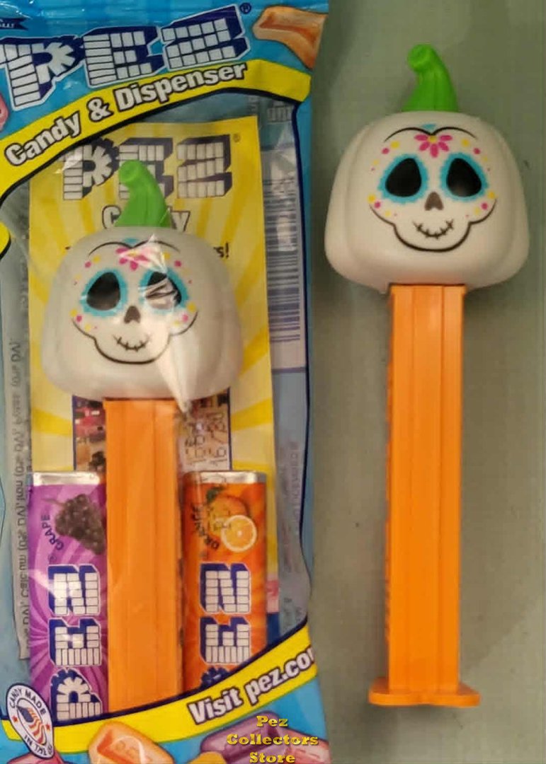(image for) Dia de los Muertos Sugar Skull Pumpkin Pez MIB