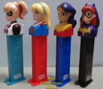 European Super Hero Girls Pez Set with Play Code Stems (image for) European Super Hero Girls Pez Set with Play Code Stems