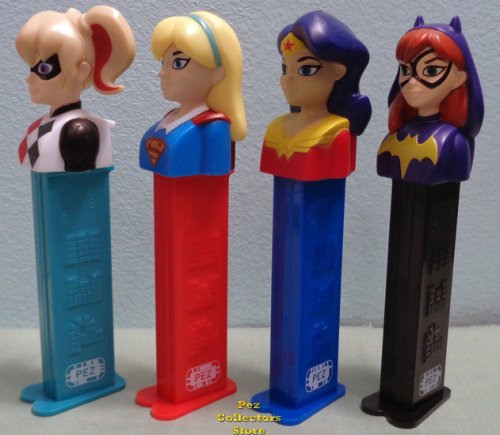 (image for) European Super Hero Girls Pez Set with Play Code Stems