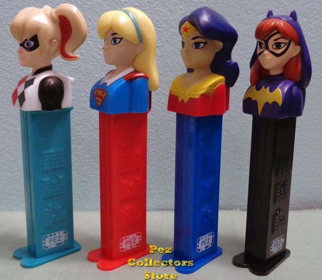 (image for) European Super Hero Girls Pez Set with Play Code Stems