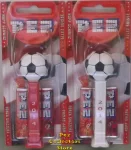 2014 Swiss Soccer Ball Pez Red and White pair MOC