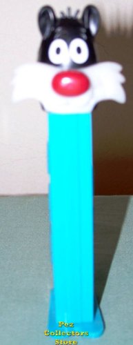 (image for) Sylvester B Pez with Medium Hairs White Whiskers